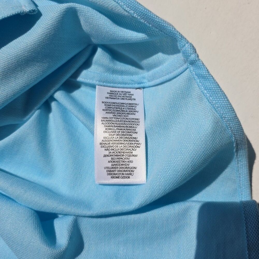 Polo Ralph Lauren Knit Oxford Long Sleeve Shirt Blue L Preppy Coastal Office NWT - Picture 5 of 11